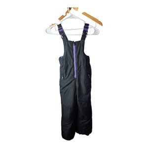 Champion Purple and Black Snow Bib Kids Size 6 GIRL